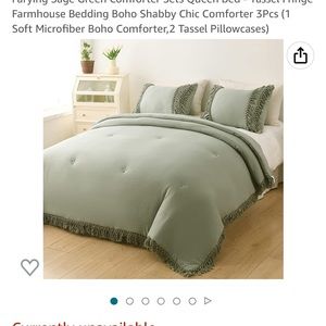 Full size bedding, never opened